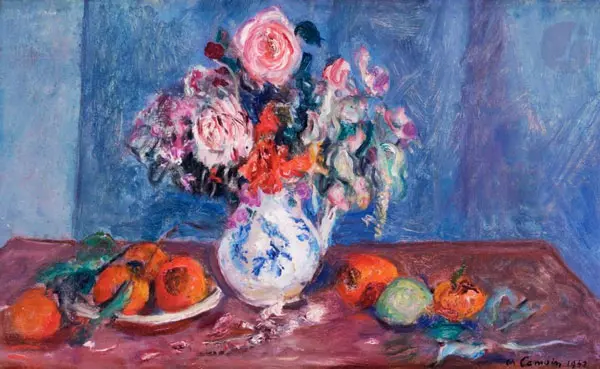 Still Life with Flowers 1942 By Charles Camoin