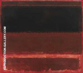 Four Darks in Red 1958 By Mark Rothko (Inspired By)