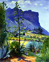 The Aloes in Bloom Cassis 1912 By Henri Manguin