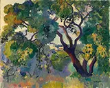 Landscape at St Tropez 1905 By Henri Manguin