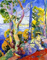Morning at Cavaliere 1906 By Henri Manguin