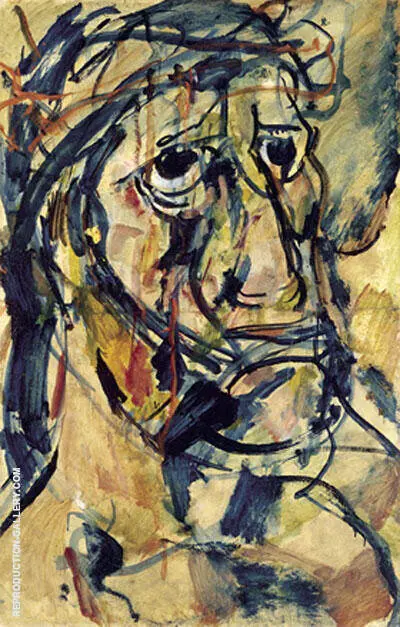 Head of Christ By George Rouault