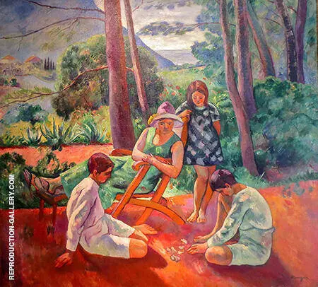 Les Osselets c1912 By Henri Manguin