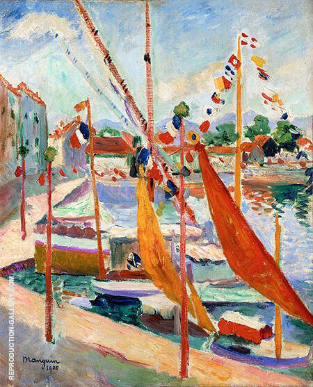 St. Tropez 1905 by Henri Manguin | Oil Painting Reproduction