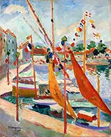 St. Tropez 1905 By Henri Manguin