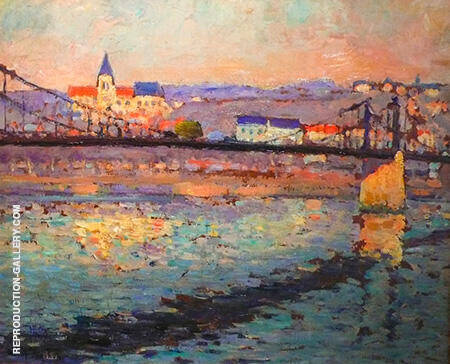 Triel sur Seine 1904 by Robert Antoine Pinchon | Oil Painting Reproduction
