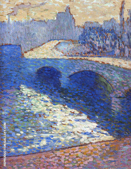 Twilight at the Seine Rouen 1905 | Oil Painting Reproduction