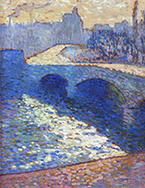 Twilight at the Seine Rouen 1905 By Robert Antoine Pinchon