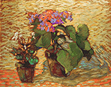Pots of Geraniums By Robert Antoine Pinchon