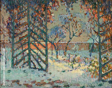 The Pergola Under Snow 1916 By Robert Antoine Pinchon