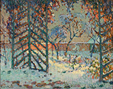 The Pergola Under Snow 1916 By Robert Antoine Pinchon