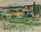 Paysage de Dordogne 1947 By Emile Othon Friesz