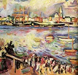 Port D'anvers 1906 By Emile Othon Friesz
