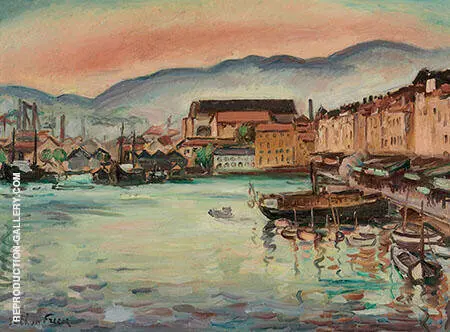 Port de Toulon c1926-29 By Emile Othon Friesz