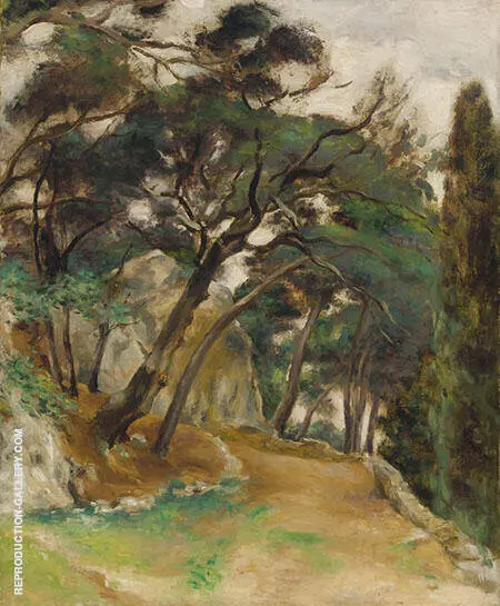 Route De Cassis By Emile Othon Friesz