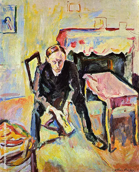 The Poet Fernand Fluret 1907 By Emile Othon Friesz