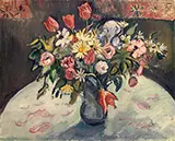Flowers Tulips and Daisies 1910 By Emile Othon Friesz
