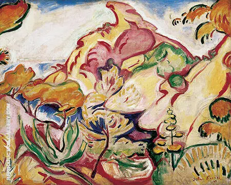 Paysage a La Ciotat 1907 By Emile Othon Friesz
