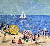 Oak Street Beach 1914 By Minnie Harms Neebe