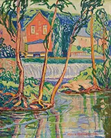 The Dam 1924 By Minnie Harms Neebe