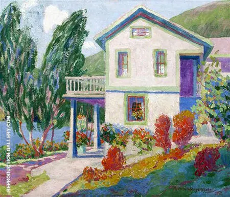 Summer Landscape Saugatuck By Minnie Harms Neebe