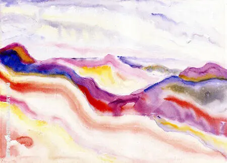 Provincetown Dunes 1914 By Charles Demuth