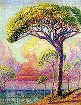 A Pine Tree c1905 By Henri Edmond Cross