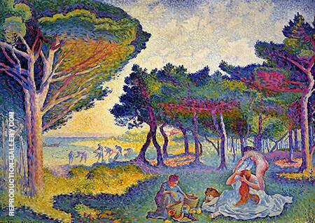 By The Mediterranean 1895 By Henri Edmond Cross
