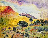 Chaine Des Maures By Henri Edmond Cross