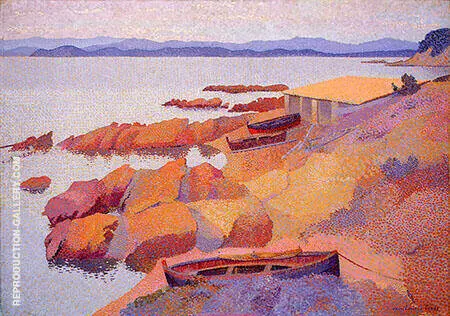 Coast Near Antibes By Henri Edmond Cross