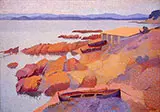 Coast Near Antibes By Henri Edmond Cross