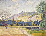 Landscape c1896-1899 By Henri Edmond Cross