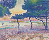 La Plage de Saint Clair By Henri Edmond Cross