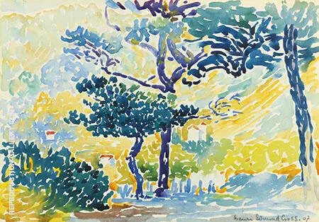 Paysage Provencal By Henri Edmond Cross