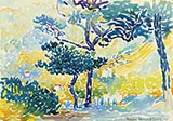 Paysage Provencal By Henri Edmond Cross