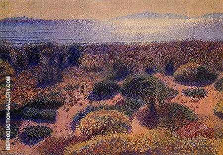 Plage De La vignassa By Henri Edmond Cross