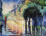 Rio San Trovaso Venice By Henri Edmond Cross