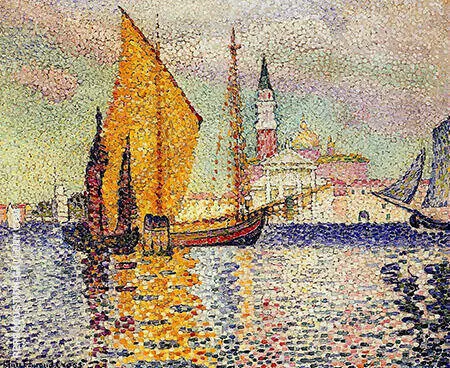 San Giorgio Maggiore Venice By Henri Edmond Cross