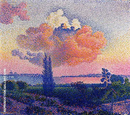 The Pink Cloud By Henri Edmond Cross