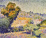 The Pink House By Henri Edmond Cross