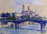 The Seine by the Trocadero By Henri Edmond Cross