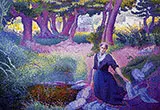 The Washerwoman By Henri Edmond Cross