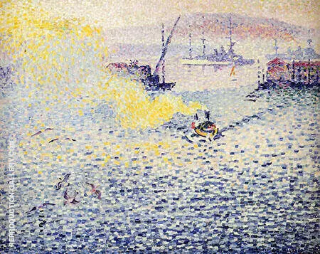 Toulon Winter Morning By Henri Edmond Cross