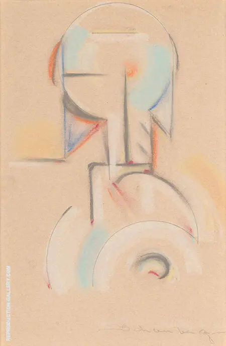 Abstraction c1916 By Morton Livingston Schamberg