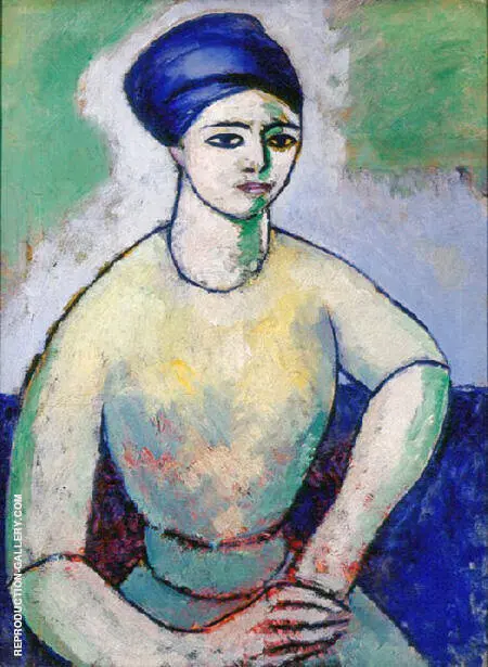 Study of a Girl 1911 By Morton Livingston Schamberg