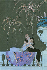 Le Feu 1925 By George Barbier