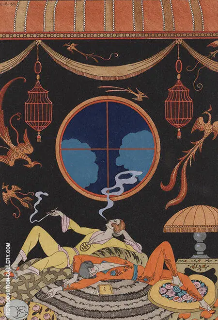 La Parelle 1924 By George Barbier