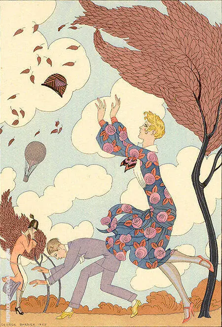 L'Air 1925 By George Barbier
