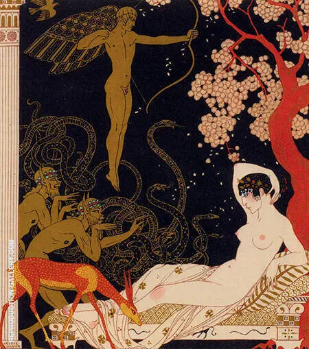 La Belle Helene 1922 By George Barbier