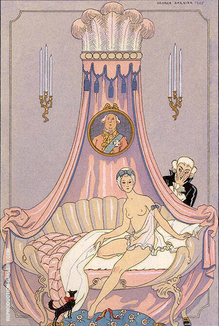 The Times of the Day 1925 by George Barbier | Oil Painting Reproduction